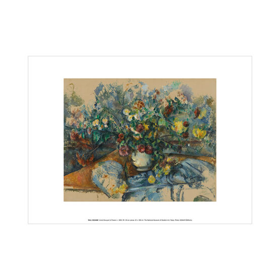 Paul Cezanne Grand Bouquet of Flowers exhibition art print